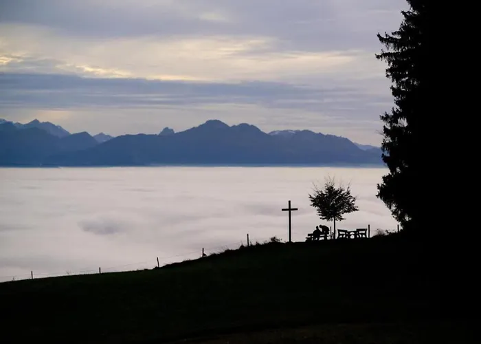 In The Allgaeu With View Of The Bavarian Alps Apartman